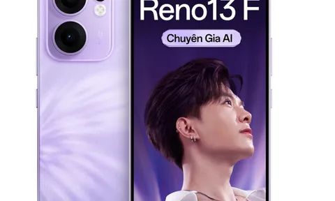 OPPO Reno13 F: Mặt lưng cánh bướm tinh tế, chạy chip "lạ", pin 5800mAh