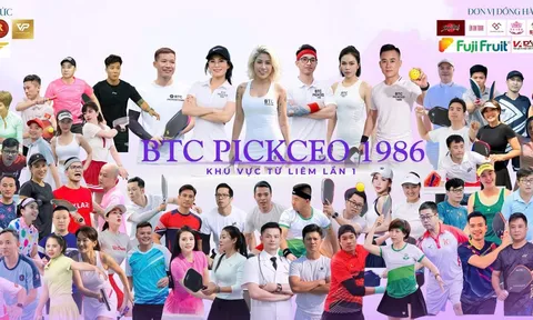 Giải Pickleball CEO 1986 Từ Liêm lần I: Kết nối doanh nhân – Lan tỏa tinh thần thể thao
