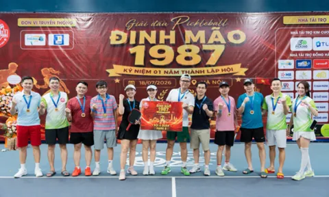 Lễ kỷ niệm tròn 01 năm thành lập Hội Pickleball Đinh Mão 1987: Kết nối - Đam mê - Bứt phá