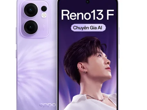 OPPO Reno13 F: Mặt lưng cánh bướm tinh tế, chạy chip "lạ", pin 5800mAh