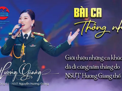 NSƯT Hương Giang ra mắt Album “Bài ca Thống nhất”